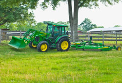 New John Deere 5085M Utility Tractor with 85 engine horsepower