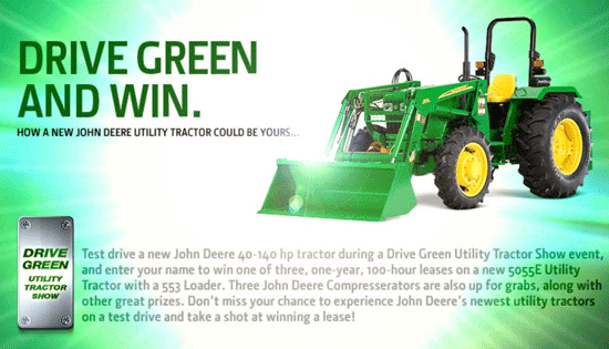 John Deere Drive Green Giveaway