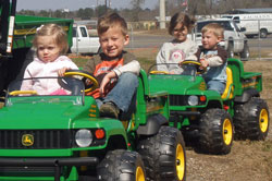 Driving a Gator in Kenedy, TX